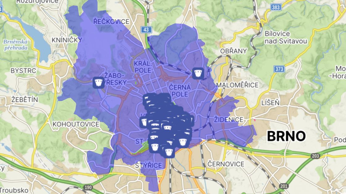 Modré parkovací zóny se letos v Brně rozšíří do sedmi oblastí